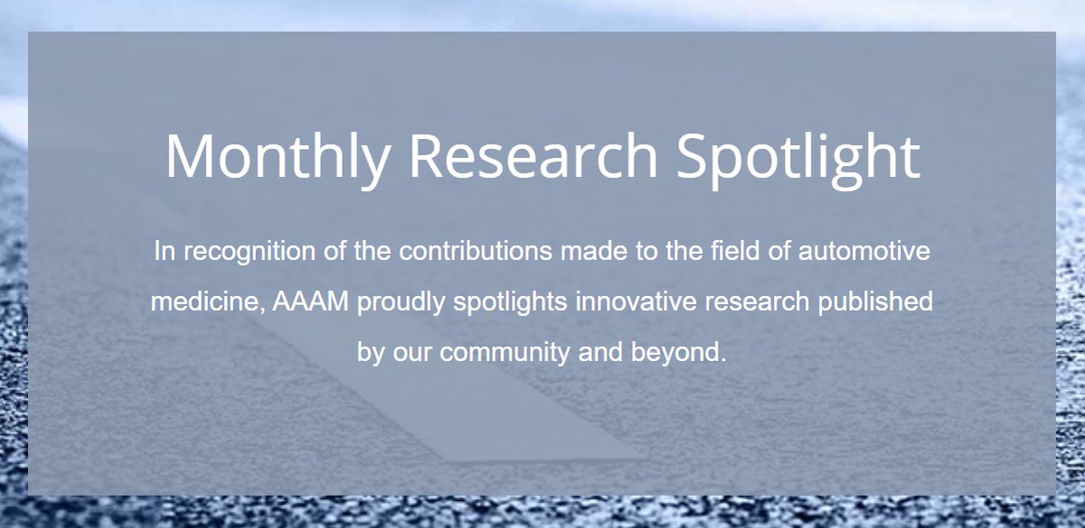 In our Aug. Research Spotlight, we’re highlighting TWO articles focused on teen drivers. The 1st looks at perceptions of advanced driver assistance systems among teen drivers, while the 2nd analyzes near crashes using the SHRP2 naturalistic driving study. bit.ly/3cnSLxJ
