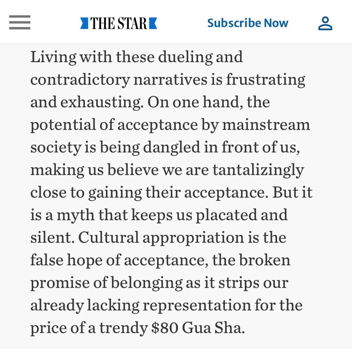 TiffanieTri's tweet photo. Check out this collab with local artist Munea Wadud who created artwork to accompany my @thetorontostar article! 

Read my thoughts on how #CulturalAppropriation leads to further erasure &amp; discrimination, and ways we can move towards cultural respect: https://t.co/z6q5Vqk2wC https://t.co/Yh0fygUczo