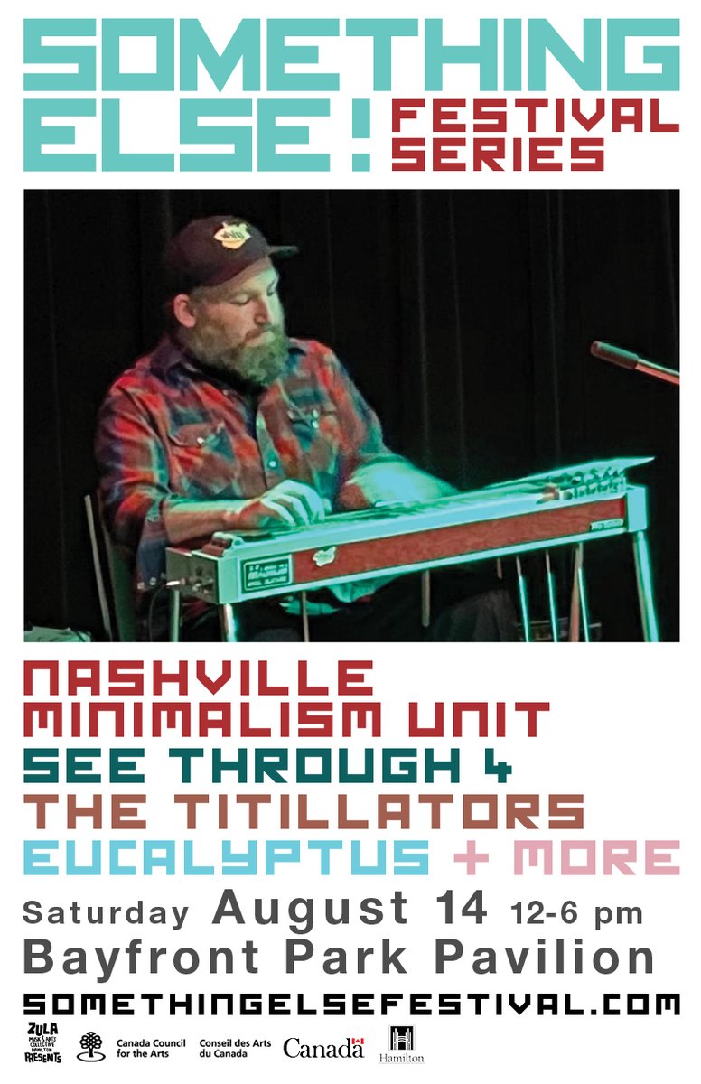 Something Else! #3 — Sat, Aug 14 — Bayfront Park — 12 - 6 PM - *|URL| — Line Up — Chris Palmer + Nashville Minimalism Unit + Thom Gill + See Through 4 + Chris Palmer &amp; Brodie West + The Titillators + Nick Fraser &amp; Germaine Liu + Eucalyptus — somethingelsefestival.com