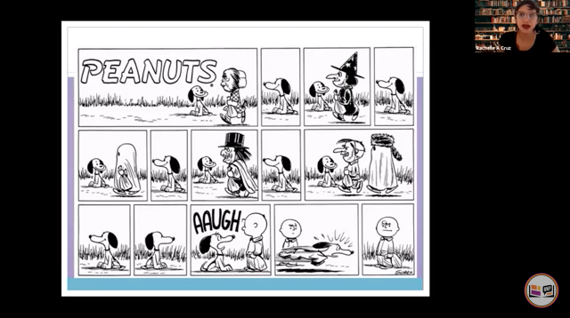 zjarondinelli's tweet photo. #GetYourMindInTheGutter: Really love this #Peanuts comic strip that @rawqeli discussed! Would be a lot of fun bringing this into the classroom! I see a nice lesson combining some of what Jana Tropper discussed (RE: Cloze Activities) by letting students play with the final gag! https://t.co/0ehbu2mRUZ