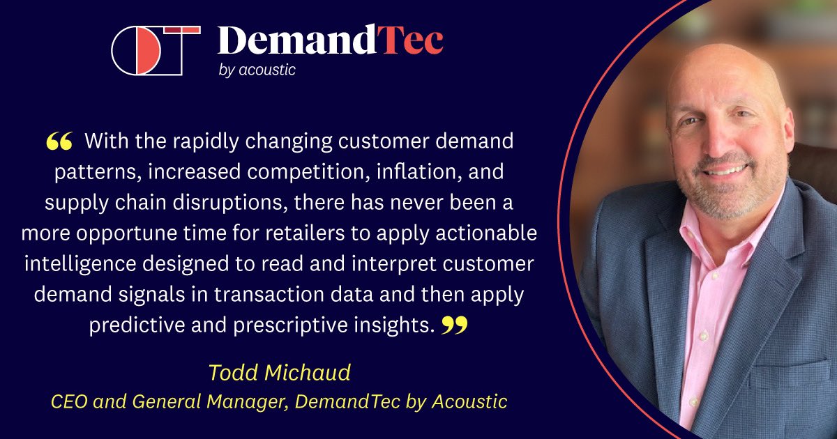 DemandTec by Acoustic appoints @tpmichaud as CEO and General Manager ...