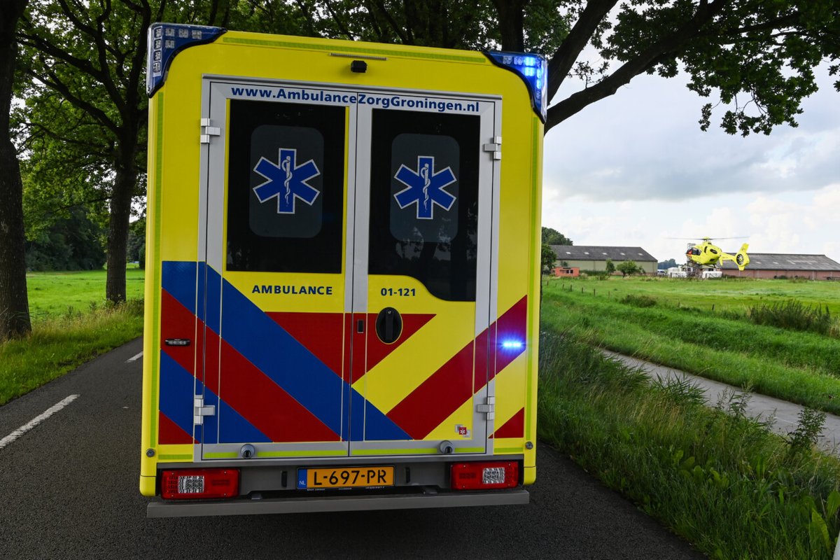 Zeer ernstig ongeval in Scharmer - #Groningen