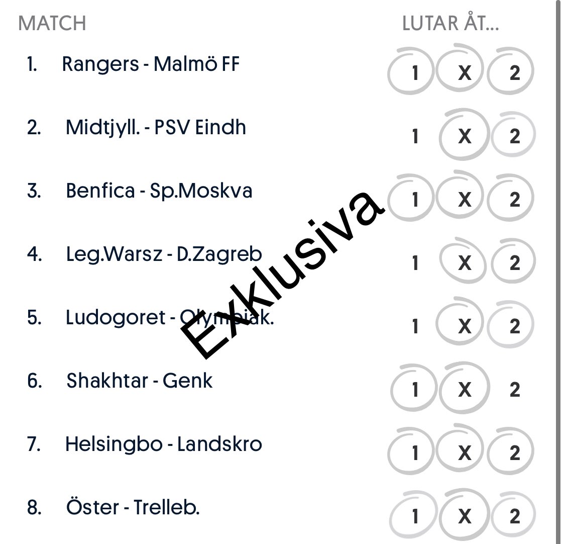 bobbytipsar's tweet image. spela.svenskaspel.se/spela-tillsamm…

Återstår nu endast EN ENDA andel på sista systemet! ⏳🔥

#topptips #topptipset #jackpott #jackpot #svenskaspel @DirektenR @Bettingstugan #andel #andelsspel