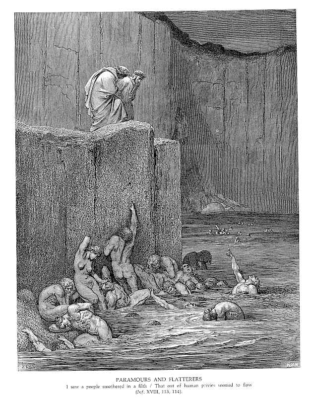 artistdore's tweet photo. Paramours and Flatterers #gustavedore #dore https://t.co/hnbAannep2