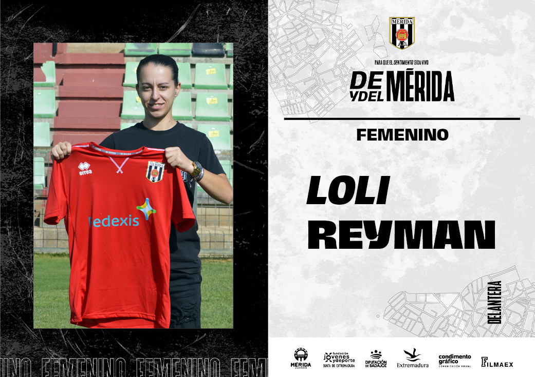 Merida_femenino's tweet photo. ✅ OFICIAL |

⚪️⚫️ Loli Reyman también formará parte del #MéridaFemenino esta temporada 💪🏽

🗣️ ¡Vamos romana! 🙌🏽 https://t.co/oQpLLKBOvp
