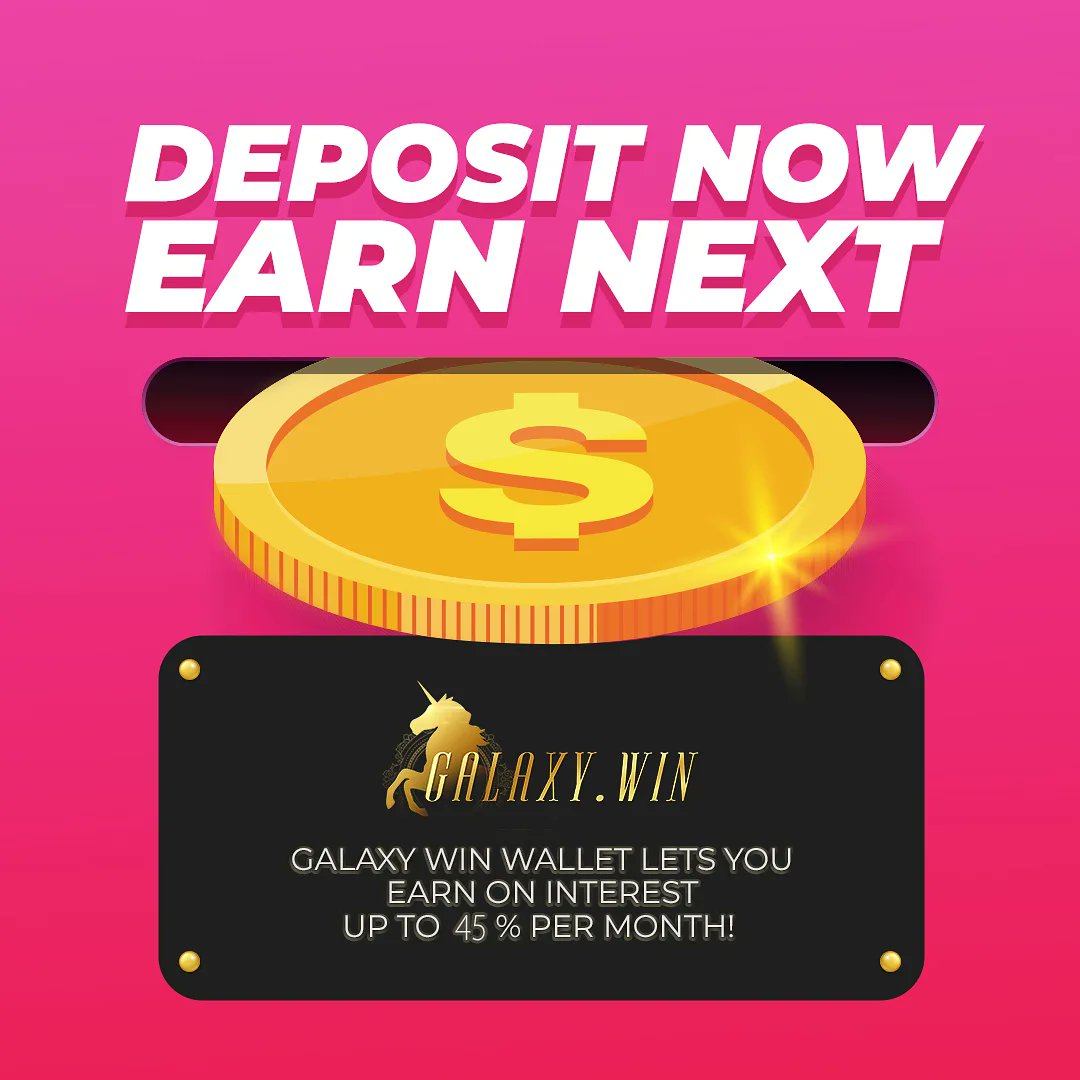 galaxywinIndia's tweet photo. Earn on interests of your deposits up to 45% monthly. Make your deposit and play now on Galaxy Win online - https://t.co/CQmpysZU6l

#Galaxywin #depositinterest #onlinegames #interest #deposit #earnonline https://t.co/0vsctmYlTd
