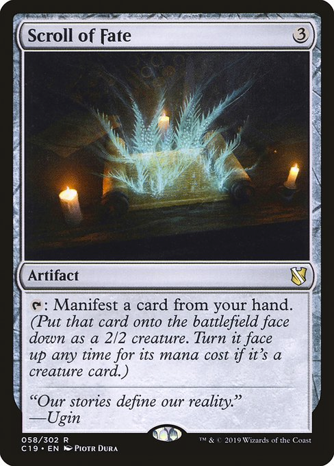 K_Mason64's tweet photo. I've always had a blink deck, so when I tore down Aminatou, Ranar became the next focus.

However, this is more a @EDHRECast-inspired #ChallengeTheStats than musing:

Blade of Selves - 7 decks (.72%)
Primordial Mist - 16 decks (1.64%)
Scroll of Fate - 9 decks (0.93%) https://t.co/58IvkRz7WL