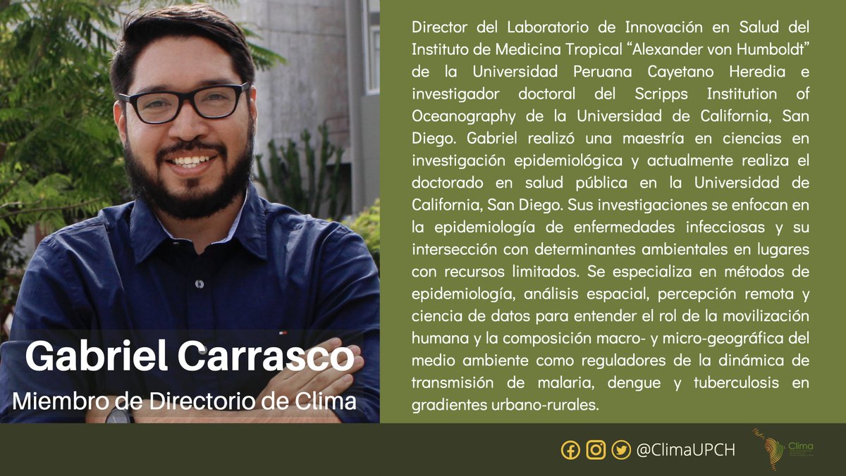 Estamos muy felices de anunciar que  Gabriel Carrasco oficialmente ya es miembro del directorio de Clima 🙌. ¡Felicitaciones <a href="/Gabc91/">Gabriel Carrasco-Escobar</a>!