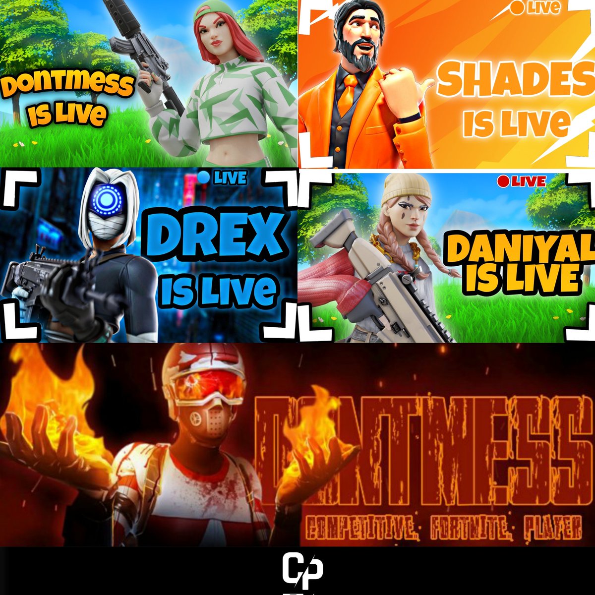 CP_Dzns's tweet image. 🎨| Looking For Clients To Work With As A Thumbnail Designer! 

Can Provide You With All Sorts Of Thumbnails :
- Irl 
- Fortnite (Content as well) 
- Other Games 

Support Appreciated! ❤️♻️