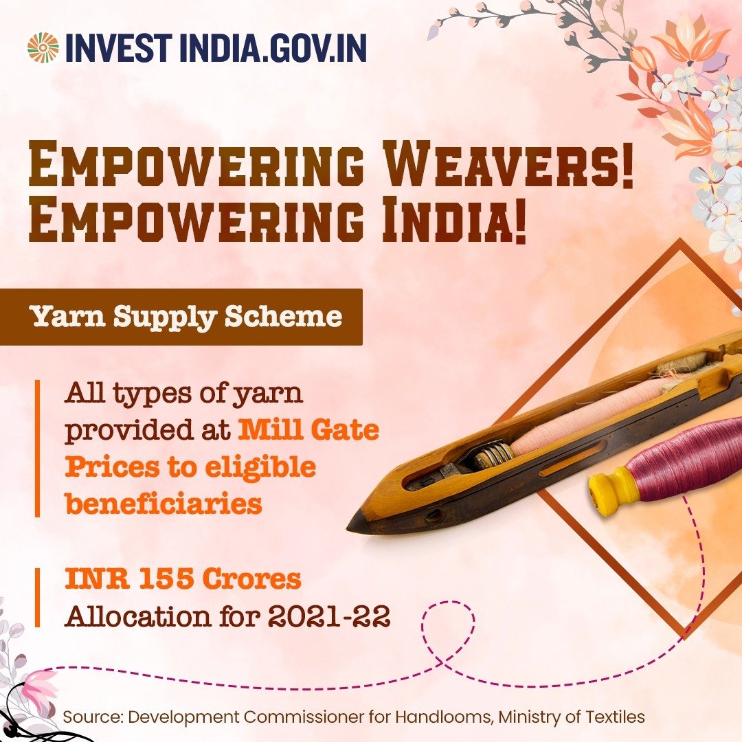 BJP4Nagaland's tweet photo. Yarn Supply Scheme (YSS) – providing good-quality yarn at lower prices, than the open market, at the weavers’ doorsteps!
#HandloomsofIncredibleIndia #WeavesOfIndia #MyHandloomMyPride
@narendramodi @PMOIndia @MyGovNagaland https://t.co/dzYw3bXxiE