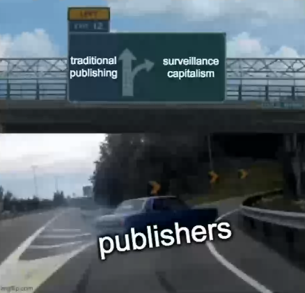 Digital_Shelf's tweet photo. On today's @SPARC_NA #OpenCon community call, @CUNYLaw professor Sarah Lamdan @greenarchives1 traces the problem of #information #surveillance #capitalism by #publishers &amp; of #data brokering/sharing; how #academic resources are being turned into tools of surveillance.☹️#libraries https://t.co/OOTofojIrb