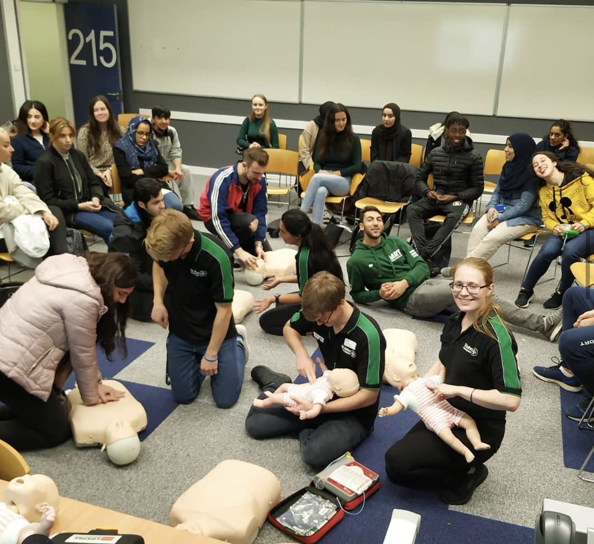 Pre-COVID (see photo), <a href="/BrunelFirstAid/">Brunel First Aid</a> and @BNUFirstAid have collaborated to produce fantastic training sessions and they will be working together in the new academic year! So if you’re heading to <a href="/Bruneluni/">Brunel University of London</a> or @BucksNewUni in September, come and say Hi 👋 

#alevelresults2021