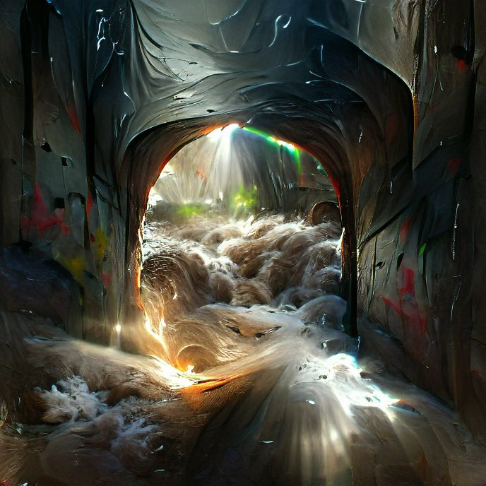 Light at the end of the tunnel

#vqgan #ai #ArtificialIntellignece #MachineLearning #digitalart @images_ai