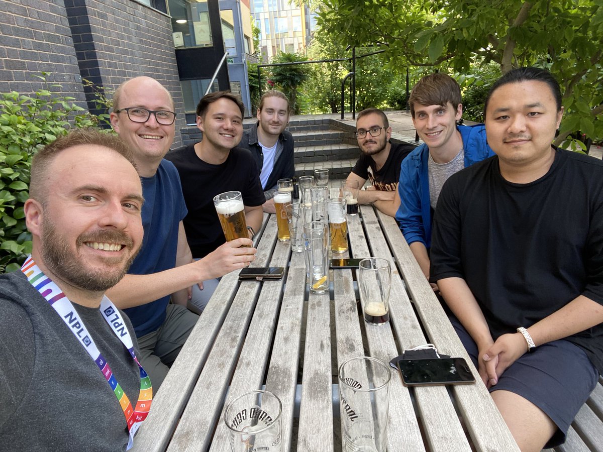 A nice post-work drink with a few plant folk now the <a href="/unibirmingham/">Uni of Birmingham</a> campus bar is open and the weather is shockingly nice for once ☀️🤣 <a href="/SjonHartman/">Sjon Hartman</a> <a href="/maxschwarze6/">Max Schwarze</a> <a href="/ROsborne_93/">Rory Osborne</a> <a href="/MiguelPachon11/">Miguel Pachón Peñalba</a> <a href="/EtheringtonRoss/">Ross Etherington</a> <a href="/271010421Xulyu/">Xulyu Cao 曹徐绿</a> 🌱 🧬 🧫 🧪