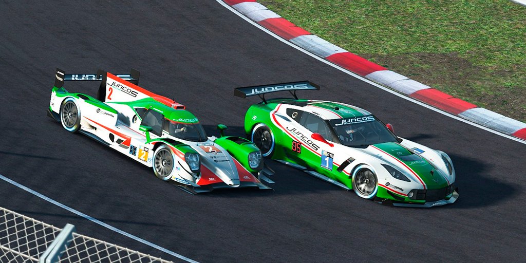 #rFactor2😎DEBUTAMOS EN <a href="/rFactor2/">rFactor 2</a> 😎

🟢Juncos Racing eSports Green
<a href="/MatiChagas/">Matías Chagas</a> LMP2 #FrancoColuccio GTE

⚪️Juncos Racing eSports White
<a href="/MS_simracing/">Matias Sanzi</a> LMP2 <a href="/AlesisNavarrete/">Alesis Navarrete</a> GTE

📹Carrera en vivo desde las 23hs (Arg) en #rFArgentina 
youtube.com/watch?v=9TwlHo…

#GoJuncos #GoGreen