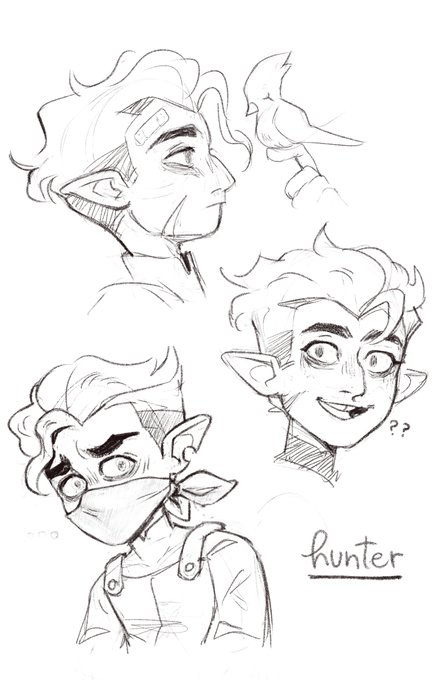 bom dia gentee (。•́ᴗ•̀。)

esboços do hunter, vou aproveitar o hiato de TOH pra desenhar mais coisas da segunda temporada 