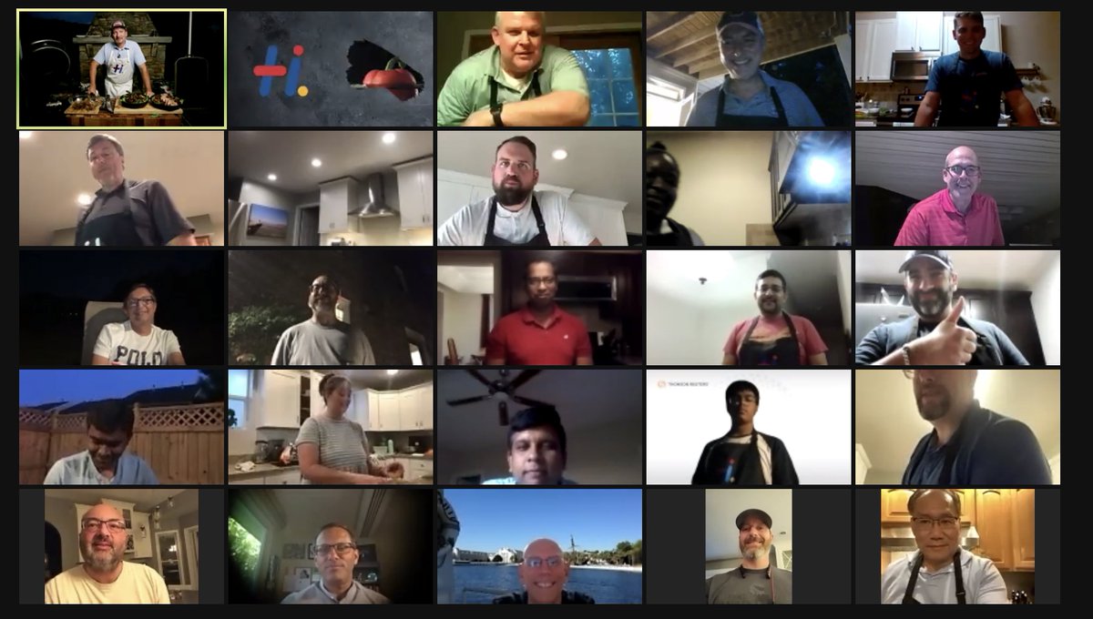 HexawareGlobal's tweet photo. Our esteemed guests got in the groove for a summer party with pitmaster @ChrisLillyBBQ and the aroma of grilled Pork Tenderloin/Mushrooms, perfectly paired with Spinach Salad & Grilled Pickled Peaches. Take a look at the amazing session moments.
#HexaRising #Creatingsmiles https://t.co/e8Zmk98NiC