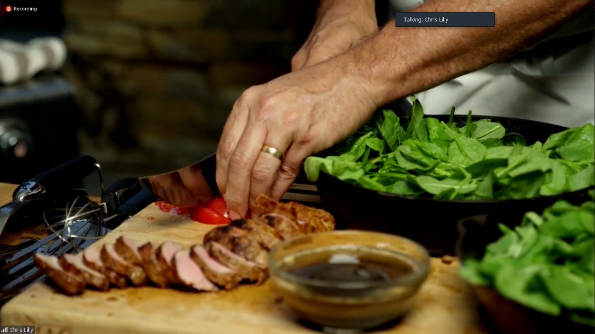 HexawareGlobal's tweet photo. Our esteemed guests got in the groove for a summer party with pitmaster @ChrisLillyBBQ and the aroma of grilled Pork Tenderloin/Mushrooms, perfectly paired with Spinach Salad & Grilled Pickled Peaches. Take a look at the amazing session moments.
#HexaRising #Creatingsmiles https://t.co/e8Zmk98NiC