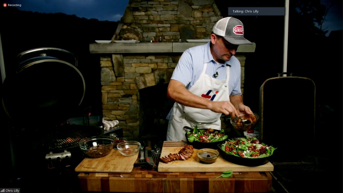 HexawareGlobal's tweet photo. Our esteemed guests got in the groove for a summer party with pitmaster @ChrisLillyBBQ and the aroma of grilled Pork Tenderloin/Mushrooms, perfectly paired with Spinach Salad & Grilled Pickled Peaches. Take a look at the amazing session moments.
#HexaRising #Creatingsmiles https://t.co/e8Zmk98NiC
