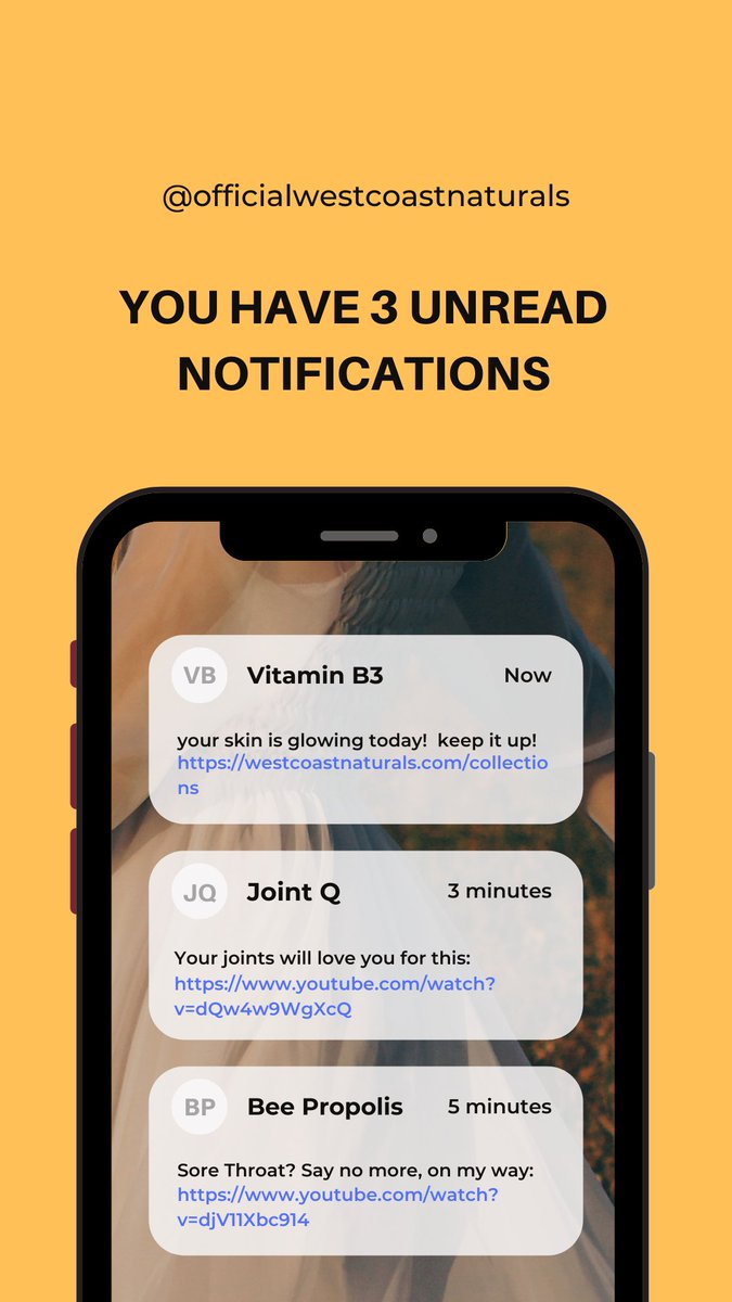 You have 3 notifications! We wonder where those links take you 👀