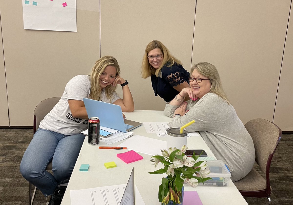 These 1st grade teachers spent the morning with <a href="/KISDMathSquad/">KISDMathSquad</a> looking at content and the great additions to our math unit documents. ✅✅✅ #MathKISD #CelebrateKISD