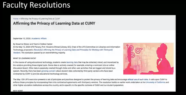 Digital_Shelf's tweet photo. @SPARC_NA #OpenCon community call, @greenarchives1 provides examples on #libraries' attempts at combatting #information #surveillance #capitalism / #data tracking https://t.co/6SoFcSDkRJ