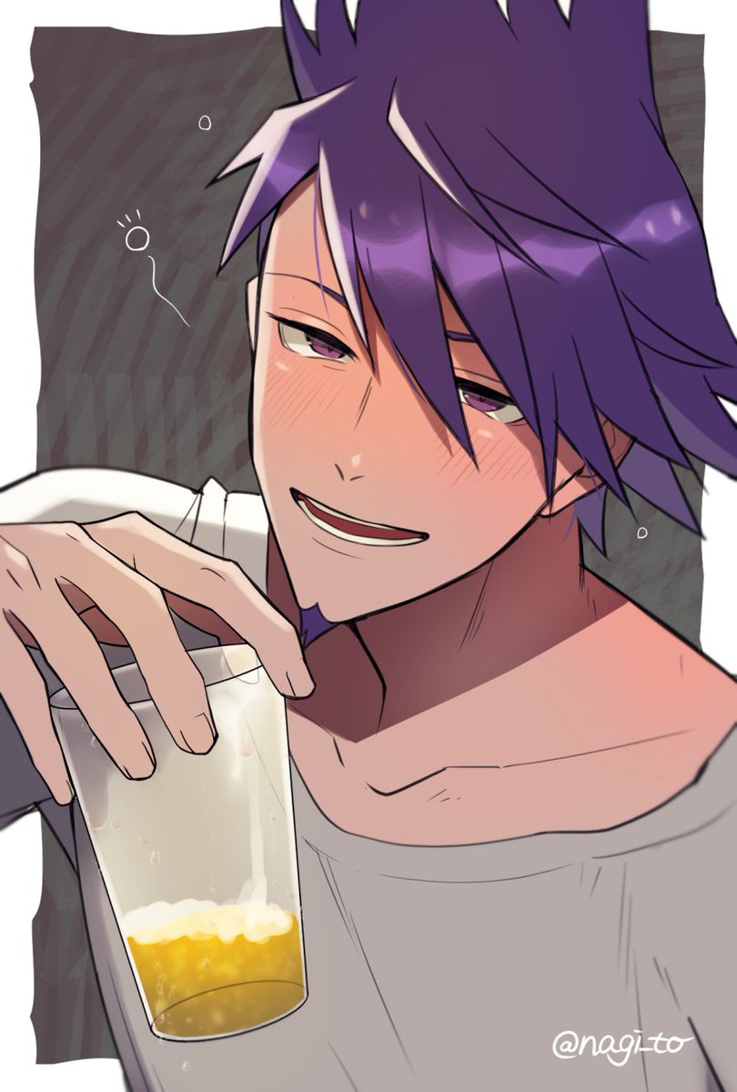 百田解斗 「酔っ払い百田🥃成人if
ワンドロ描こうとして力尽きた奴ー!! 」|なぎとのイラスト