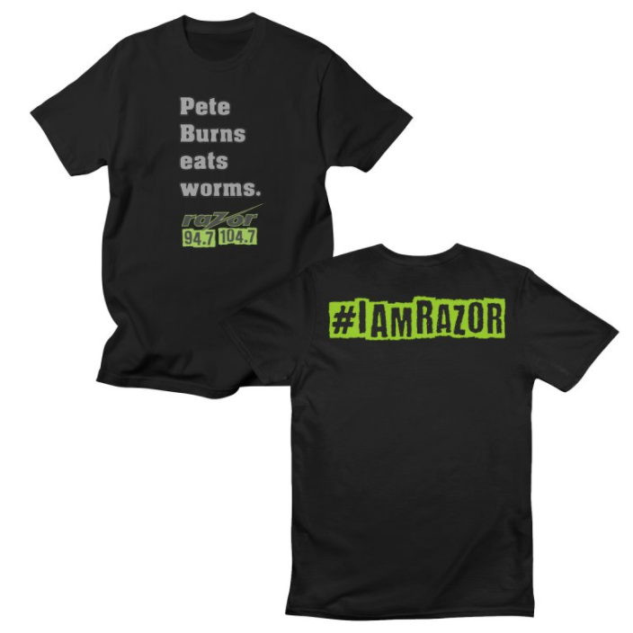 RazorWisconsin's tweet photo. Get your @pete_burns13 eats worms shirt in the #RazorWisconsin merch store. Free shipping through 5PM on 8/22!
https://t.co/wIOLqEuKQA https://t.co/JsP6OVowtB
