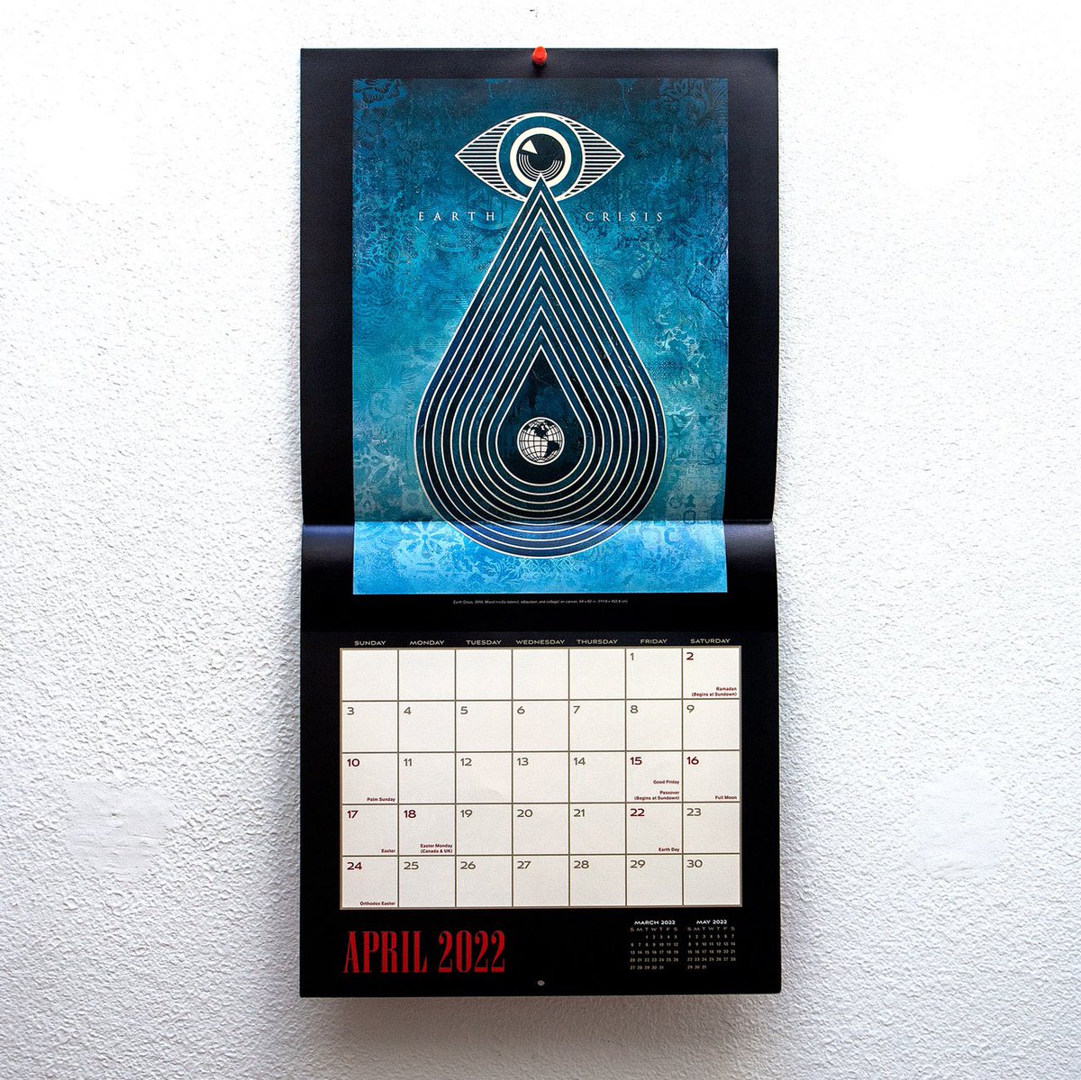 My newest release is far from obsolete... even if its days are numbered it’ll last for months! I'm glad to do another calendar featuring my artwork with Rizzoli's Universe Publishing. The 2022 wall calendars are for sale now in my store: store.obeygiant.com -Shepard