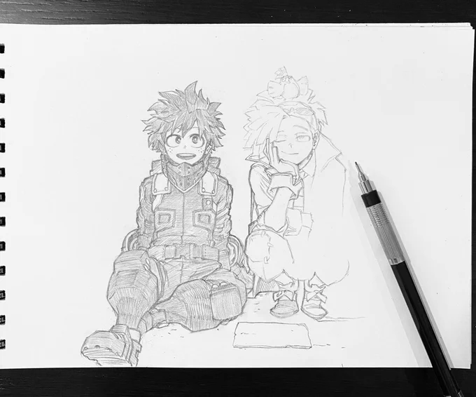 @marumaru_mha 😆😆😆
明日も仕事なのにやっぱりロディいなくちゃダメでしょ!ってなった
目冴えてきた描いてるー😅 