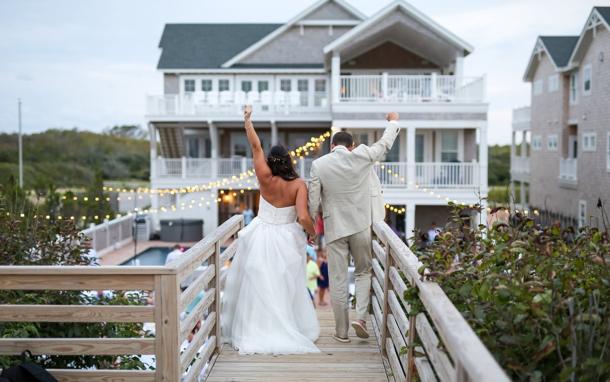 Plan your dream wedding in one of Atlantic Realty's luxury oceanfront event homes! 
Photo cred: Coastal Shots Photography