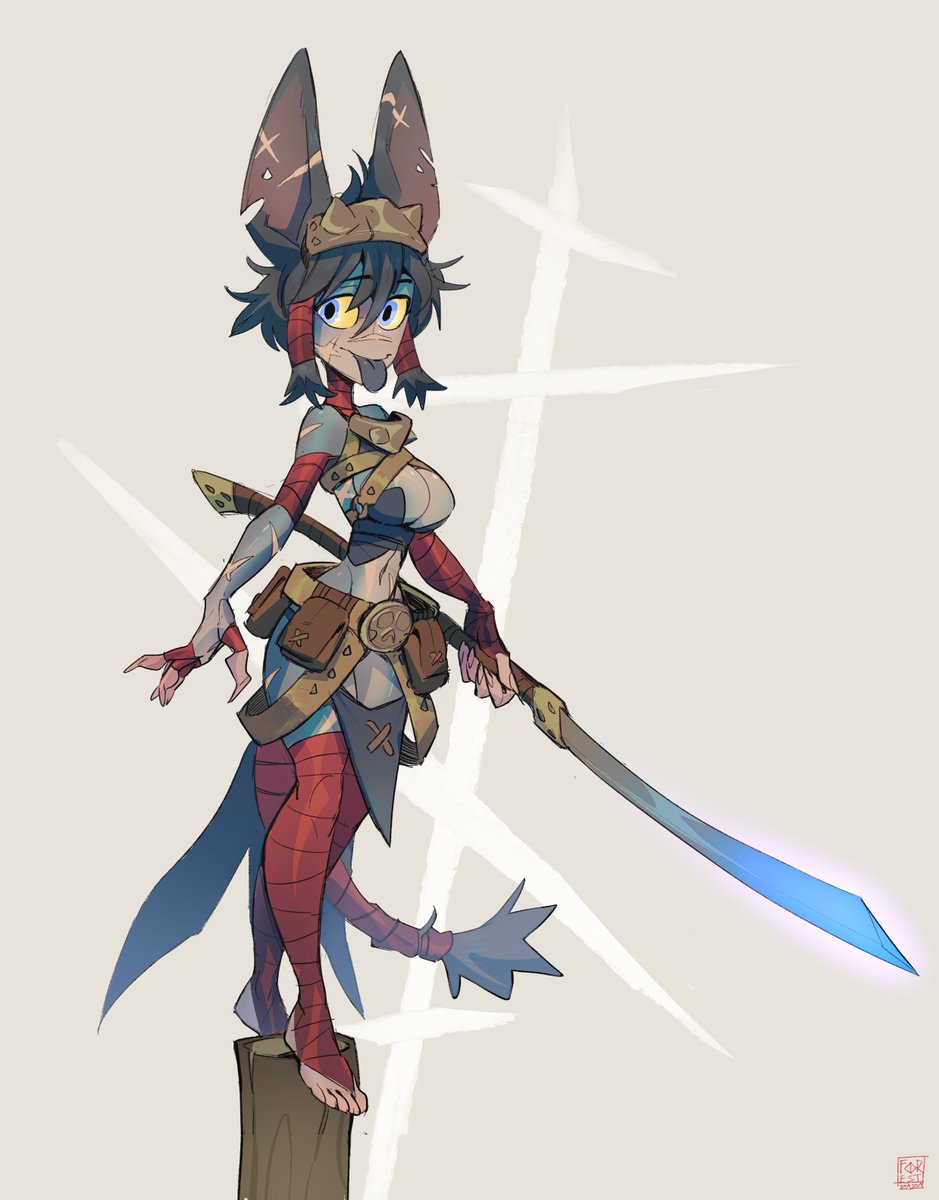 ForestTheRotten's tweet image. New adoptable auction is running ! 

Not a gob this time, but almost ! her name's Nah'khiir, "the Blade's Whisper"

Auctions here: ych.commishes.com/auction/show/1…