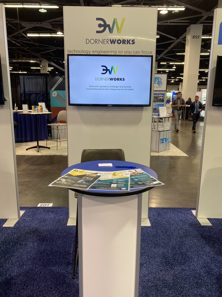 DornerWorks's tweet image. Medical device innovators: Come visit us at Booth #1459 at #MDMWest in Anaheim, CA! 

#medicaldevices #medicaldevicedesign #medicaldevicesecurity #regulatory #medicalengineering #medicalinnovation #innovation