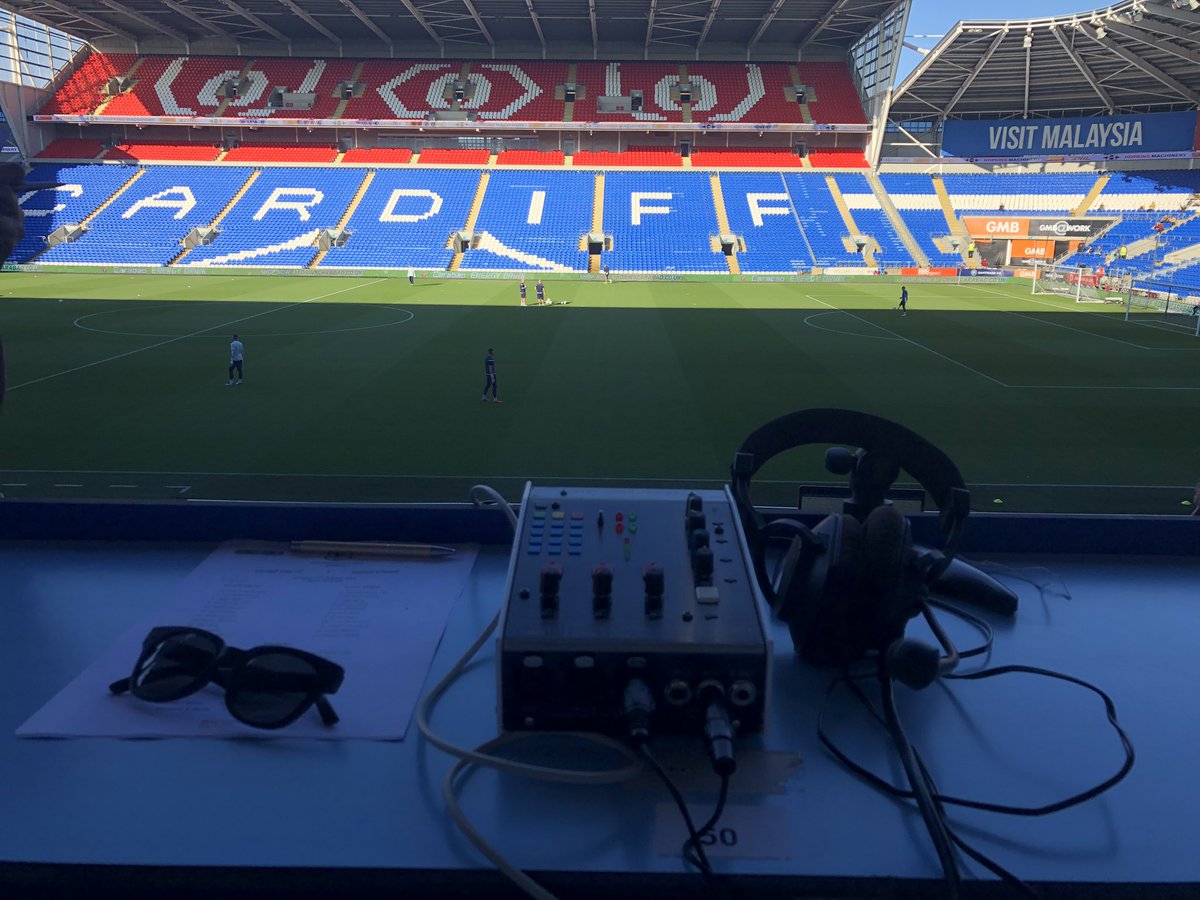 Here and raring to go at the Cardiff City Stadium sign in to @suttonunited ifollow for tonight’s @Carabao_Cup tie @SUFCTV