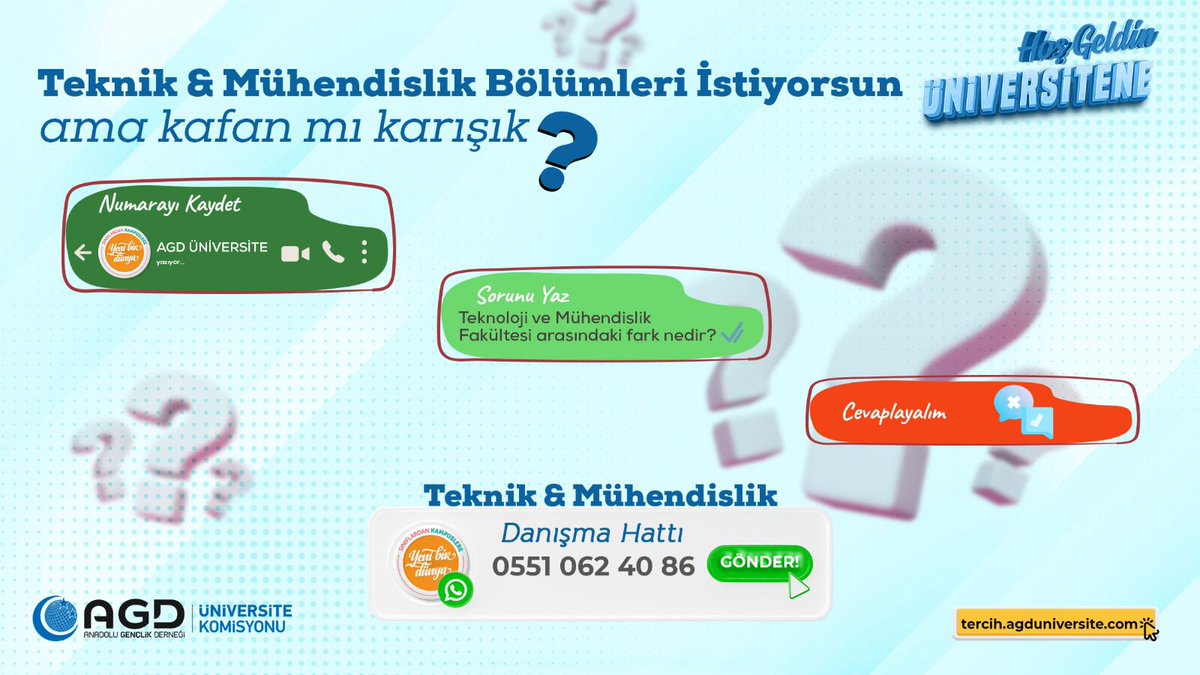 agdkadiniuc's tweet photo. 📢Sitemiz Yayında!

💭Tercih döneminde aklına takılan tüm sorularla alakalı;
🔗https://t.co/AKLhvoLuIN
👉Tıkla
👉İletişime Geç
👉Yardımcı Olalım

💬Sana yardımcı olmak için buradayız

#TercihindeDikkatliOl 
#TercihimAGD 
#YKS2021
#agduni https://t.co/9YIwy5zTGU