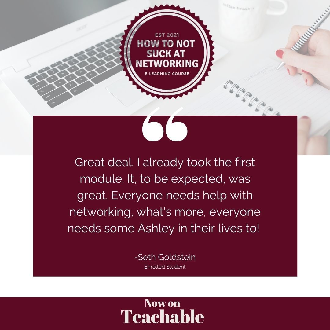 AshleyAssists's tweet photo. As promised, happy students ♥

What you get when you join this online course: 
Tangible ways to build your network. No high-level BS. We don't have time for that. 

Enroll today and join the party https://t.co/7xj5HKgN6b https://t.co/ZQn3sINsdU