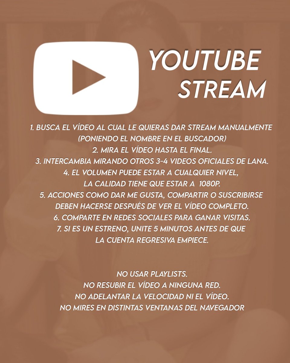 ️️️LANA PROJECTS on Twitter "how to stream correctly a thread (sp/eng)…