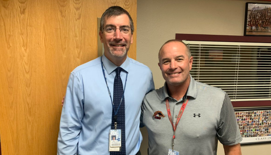 dcsdk12's tweet photo. Yesterday was the first day of school in DCSD, and we had so many wonderful photos to share that we are continuing the photo shares today!
Ponderosa High School welcomed back its Mustangs on Monday. Have a great year! #LookingForwardDCSD https://t.co/8pCkGgamvS