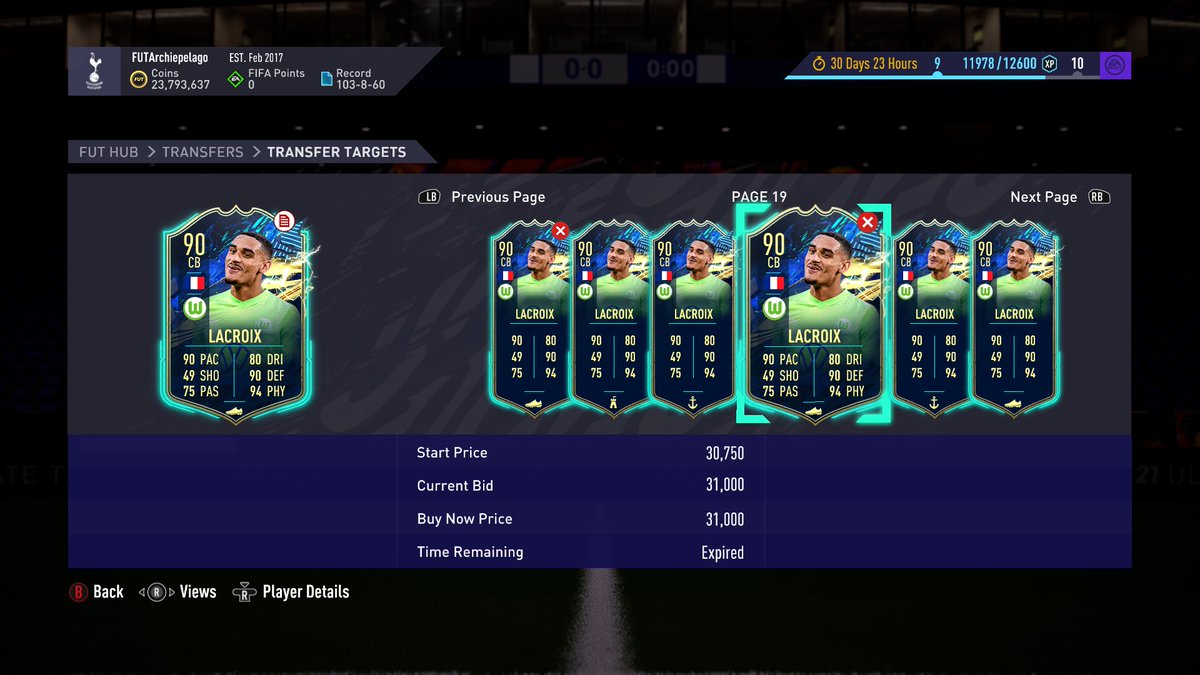 archiiwald's tweet photo. Everything under 35k 👀 #freetradingtips #FIFA21XboxSeriesXS #XboxShare https://t.co/4mmliWGUY1