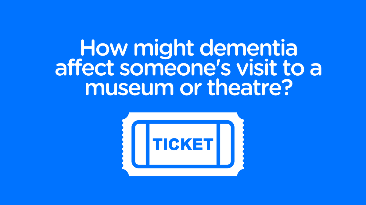 It's fantastic to be able to start visiting arts venue's again, but it's important to consider how we can make these venues accessible for people with dementia. 

Tips include improving signage & layout and adapting events and programmes.

Find out more: bit.ly/3ftXkIB