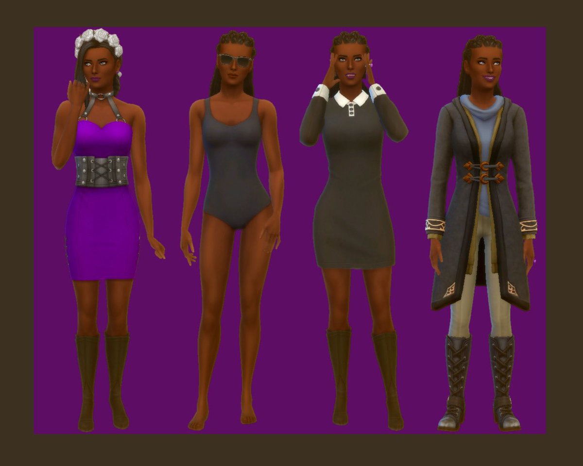 BashfulCookie's tweet photo. A NON-CC LOOKBOOK | VIOLET MOONFALL: VAMPIRE
This look book is completely cc free &amp; only uses two packs! Vampires &amp; Ream of Magic. Gallery 🆔BashfulCookie99 #thesims4 #showusyoursims #ts4vampires #ts4realmofmagic 
My Tumblr: https://t.co/eo7An4O6hZ https://t.co/d7qWUdCyx9