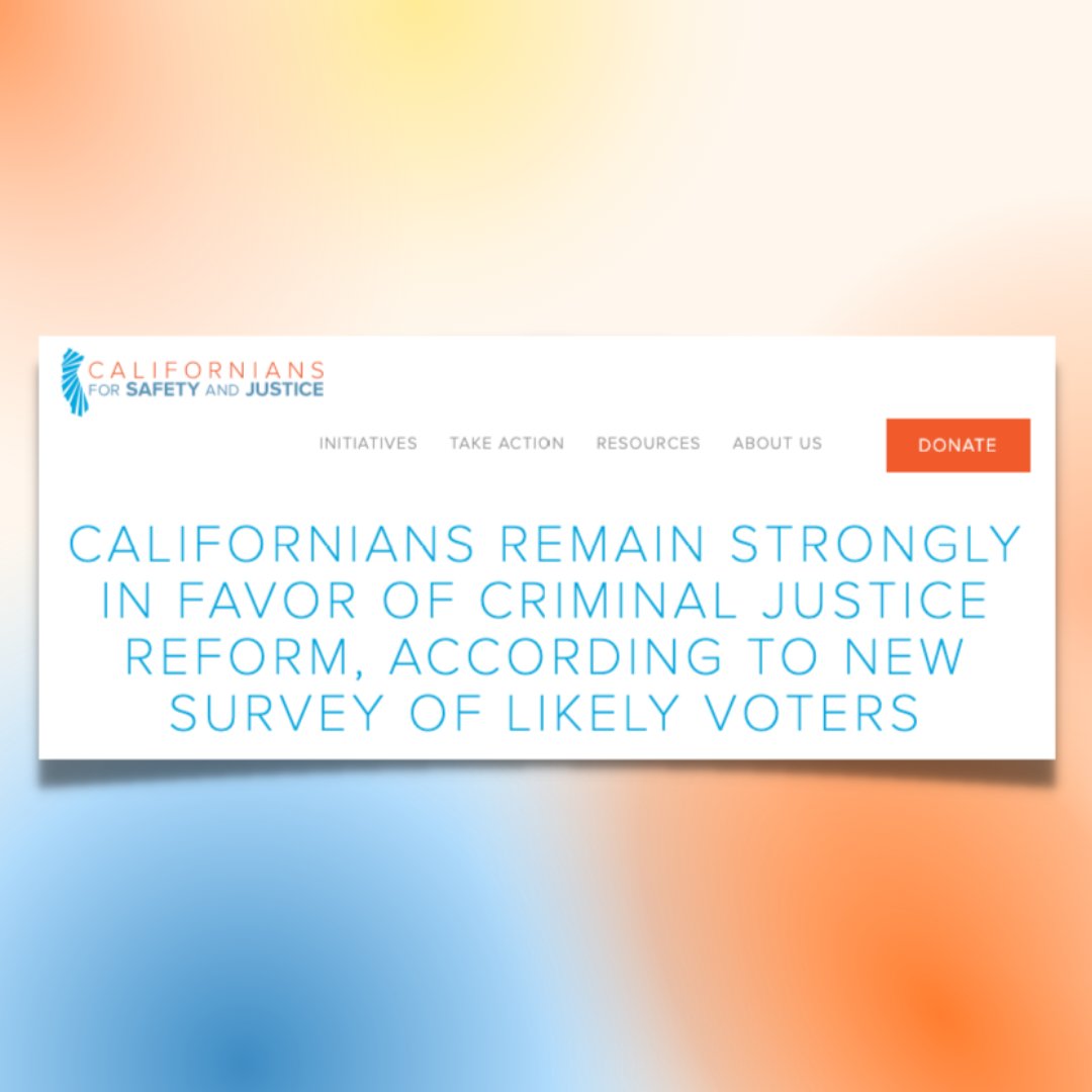 safeandjust's tweet photo. NEW: Research reflects wide majorities of likely voters in CA (across party lines!) continue to reject failed criminal justice approaches of the past. 
Most believe that prevention—not incarceration—is key to addressing rising violence.
Read more: https://t.co/zf5zQuyOgw https://t.co/PA7whT4SDB