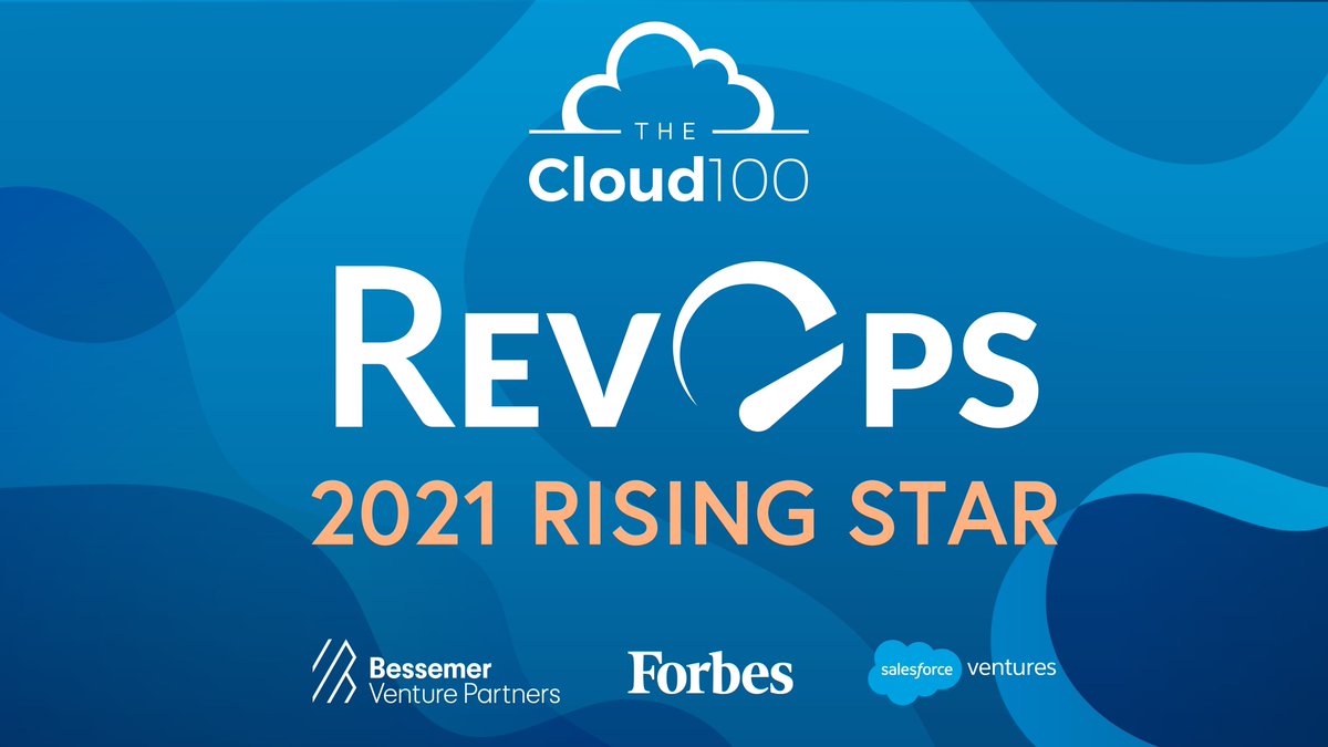 RevOps: Deal Desk Platform (@gorevops) on Twitter photo Rising Star!
We're so thrilled to be listed as a rising star in the #Cloud100 by <a href="/BessemerVP/">Bessemer</a> <a href="/Forbes/">Forbes</a> and <a href="/SalesforceVC/">Salesforce Ventures</a>! 
Congrats to all the other companies listed. hubs.ly/H0V1KmN0 Rising Star!
We're so thrilled to be listed as a rising star in the #Cloud100 by <a href="/BessemerVP/">Bessemer</a> <a href="/Forbes/">Forbes</a> and <a href="/SalesforceVC/">Salesforce Ventures</a>! 
Congrats to all the other companies listed. hubs.ly/H0V1KmN0
