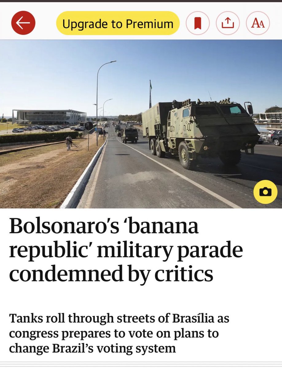 É vergonha que diz?  Olhem só como o mundo nos vê hoje: "República de Banana".  Francamente!