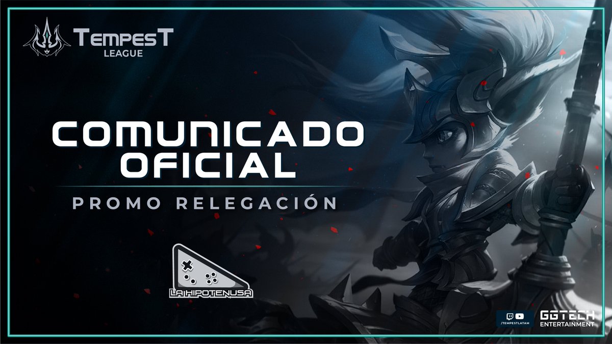 📣 Comunicado Oficial: Acciones tomadas durante la fase de Promo Relegación para El Caribe en #TempestLeague.

🗞️bit.ly/3yx14R3