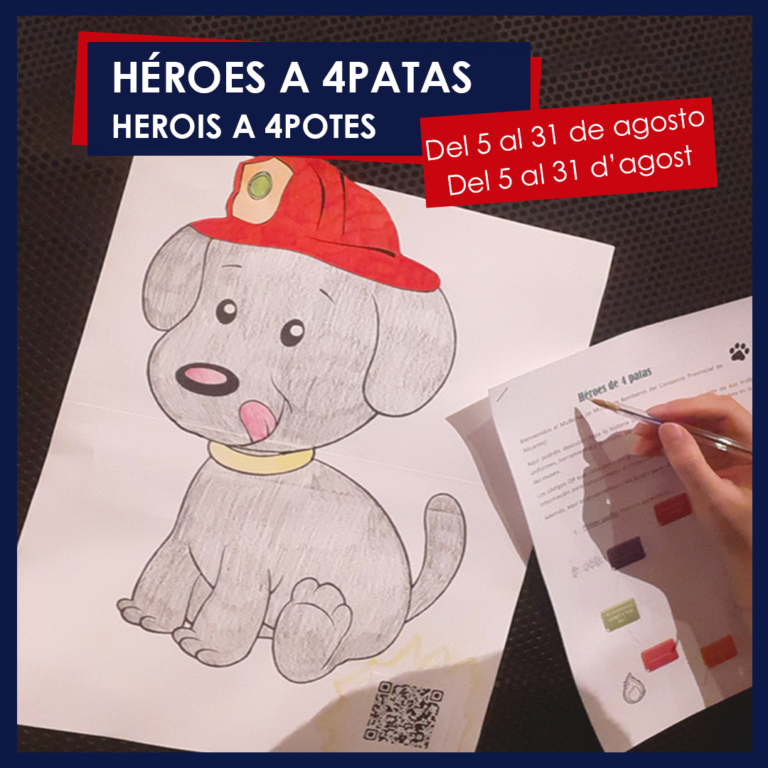 MUBOMA's tweet photo. 📅 Este mes de agosto tenemos la actividad 🐕‍🦺 HÉROES A 4PATAS 🐕‍🦺, un juego-visita autoguiado mediante códigos QR. ¡Es muy divertido! 💯 Busca nuestros perritos en el museo y escanea el código que encontrarás. Ven a divertirte y #JuegaConNosotros 🔥

¡Os esperamos ! 🚒👨‍🚒 https://t.co/86ruqGdg11
