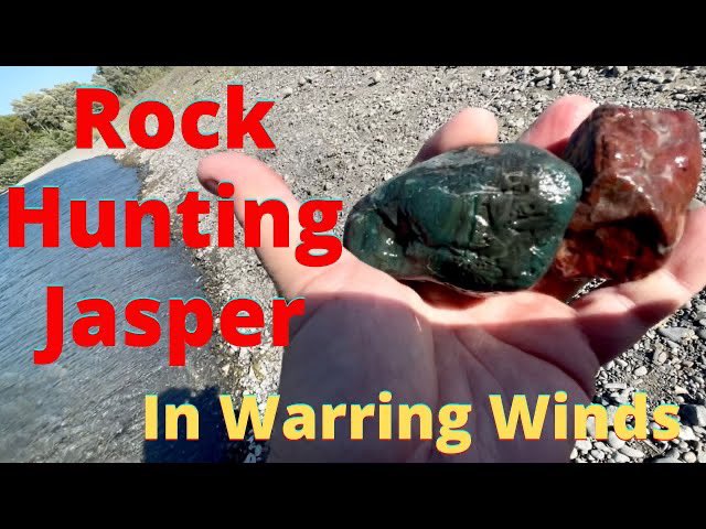 Rock Hunting Jasper in Warring Winds of Eel River youtu.be/Gy4wOiWkC1U