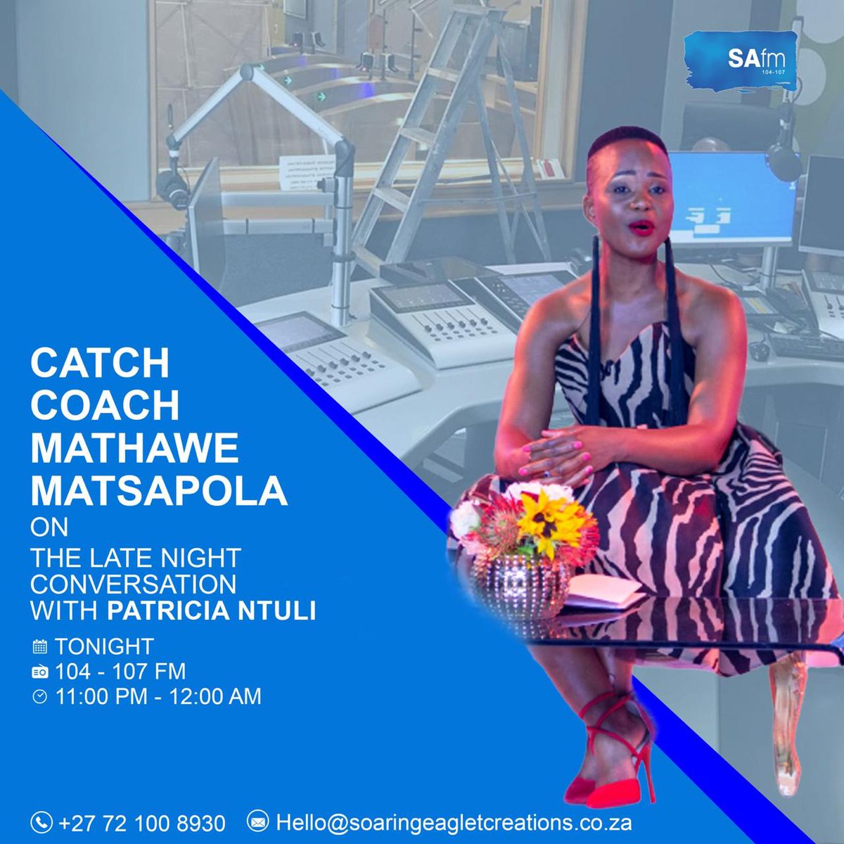 Closet Conversations tonight with the gorgeous &amp; award-winning <a href="/PatriciaNNtuli/">Nonkululeko Mantula</a> <a href="/SAfmRadio/">SAfmRadio 📻</a>