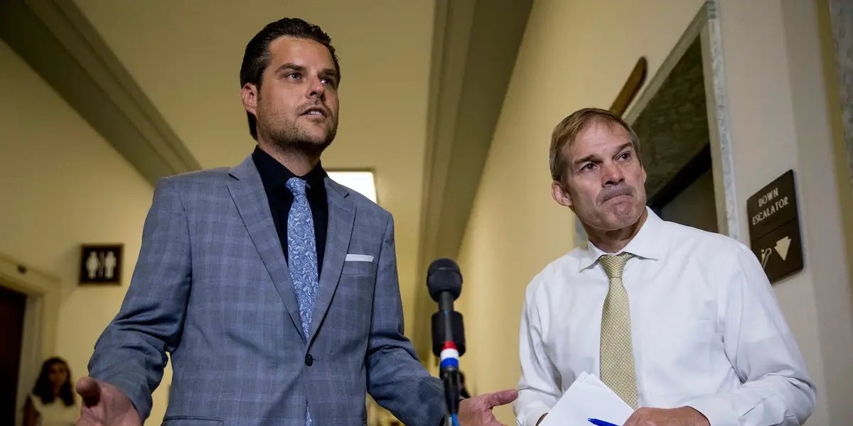 JDCocchiarella's tweet photo. It’s time for Gaetz and Jordan to resign. https://t.co/BuX8TwTkxn