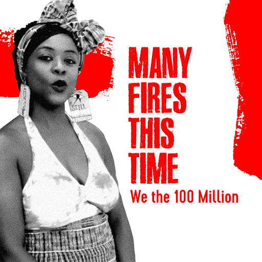 ManyFiresFilm's tweet photo. âThe worldâs on fire⊠donât worry⊠the people are comingâ Join @PolicyLink for the world premiere of âMany Fires This Time: We the 100 Million on 08/18. Film screenings start at 10 AM ET on the Bronze Film Festival website! Donât miss out! Link in Bio! #ManyFiresThisTime https://t.co/QinLKTAbsw